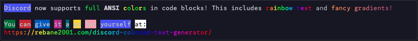 ANSI Colors